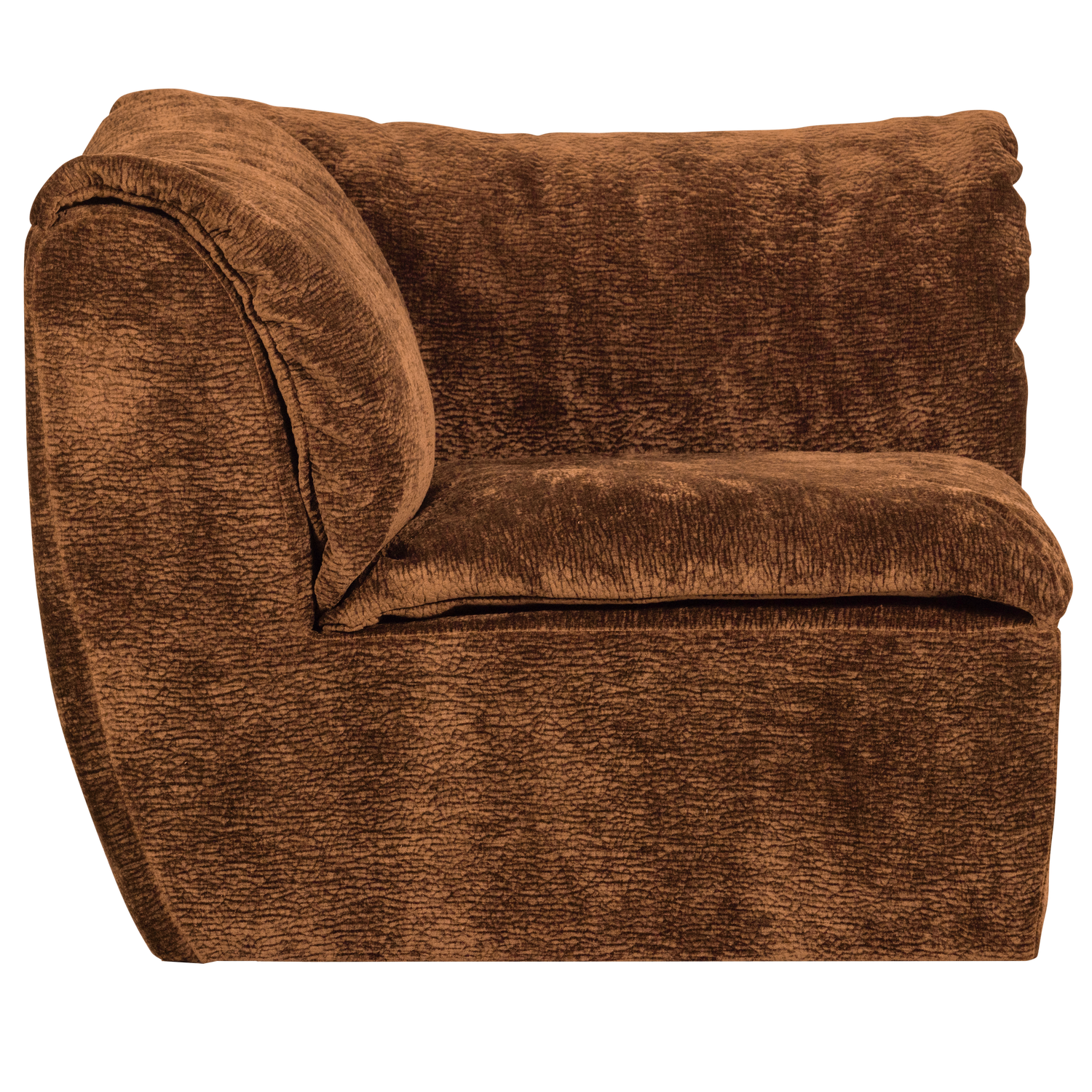 BAGGY HOEKELEMENT 3D CHENILLE MIDDENBRUIN