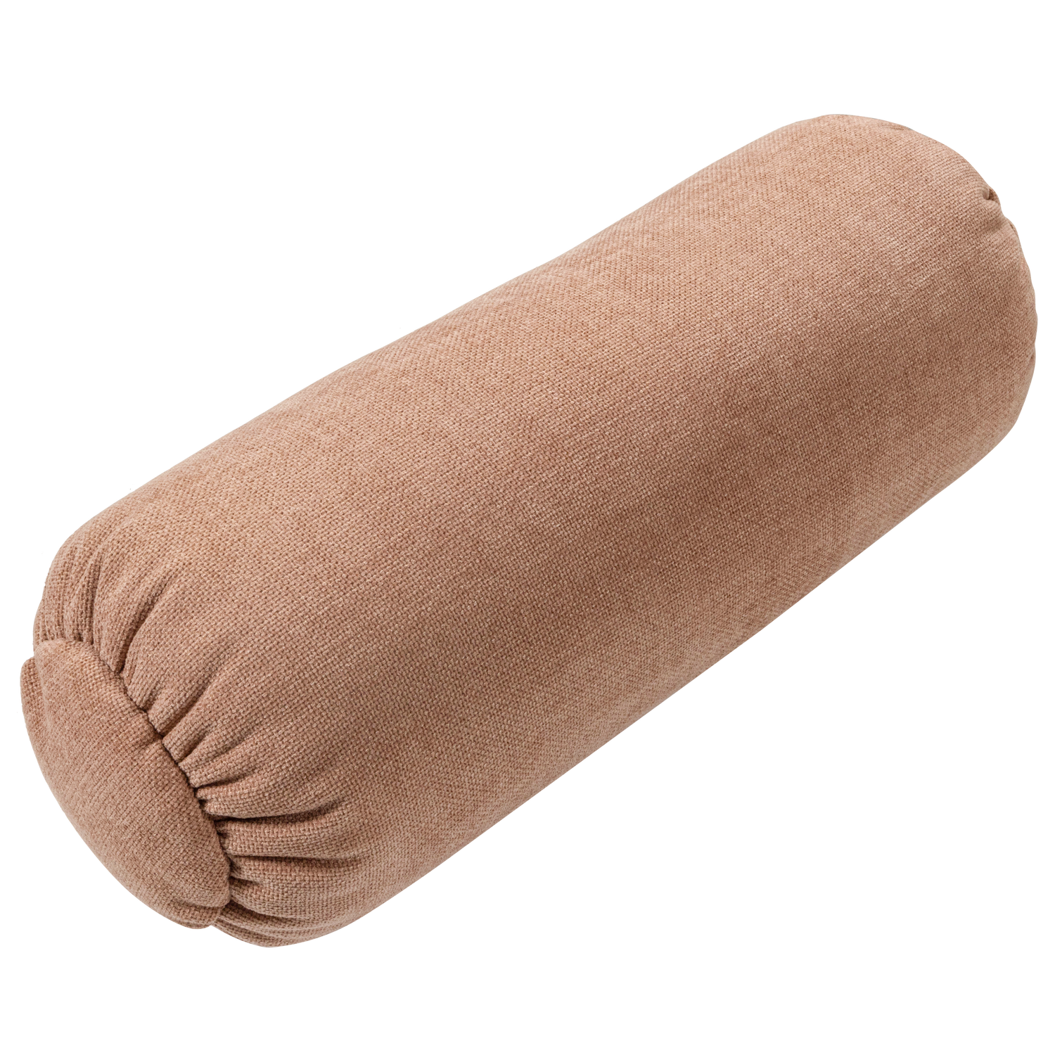 BAGGY ROLKUSSEN 50xO23CM GEWEVEN CHENILLE OUDROZE