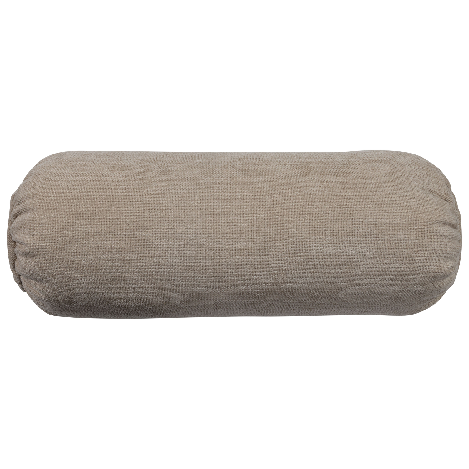 BAGGY ROLKUSSEN 50xO23CM GEWEVEN CHENILLE ZAND