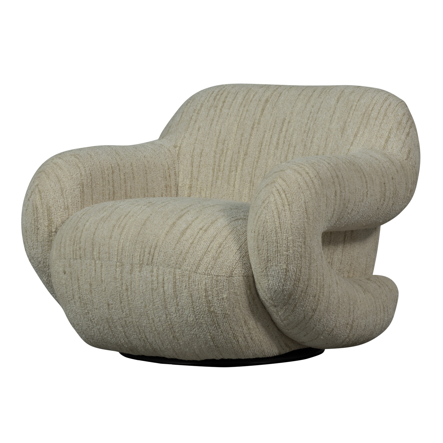 FOLKE FAUTEUIL CHENILLE NATUREL MELANGE