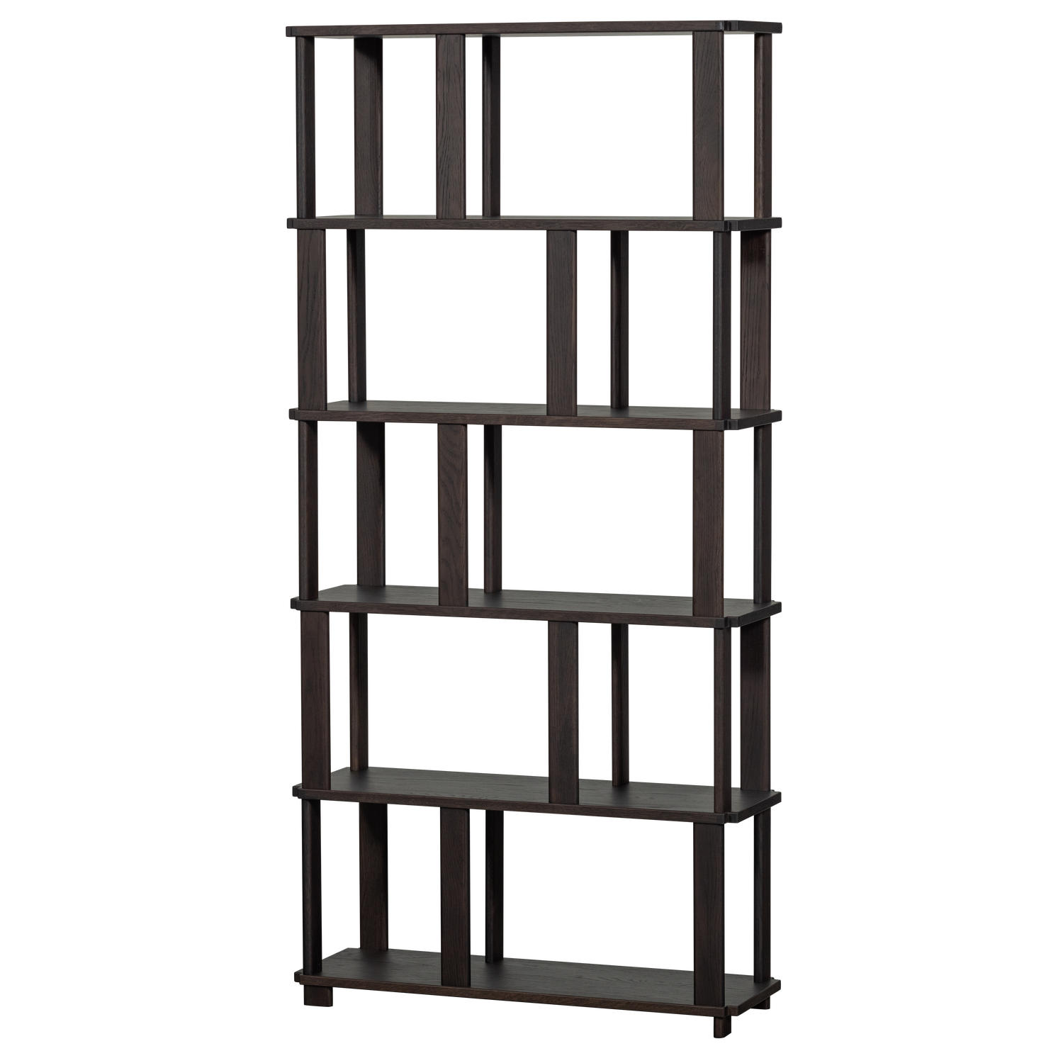 RISS BOEKENKAST EIKENHOUT MYSTIC BROWN 186x90CM