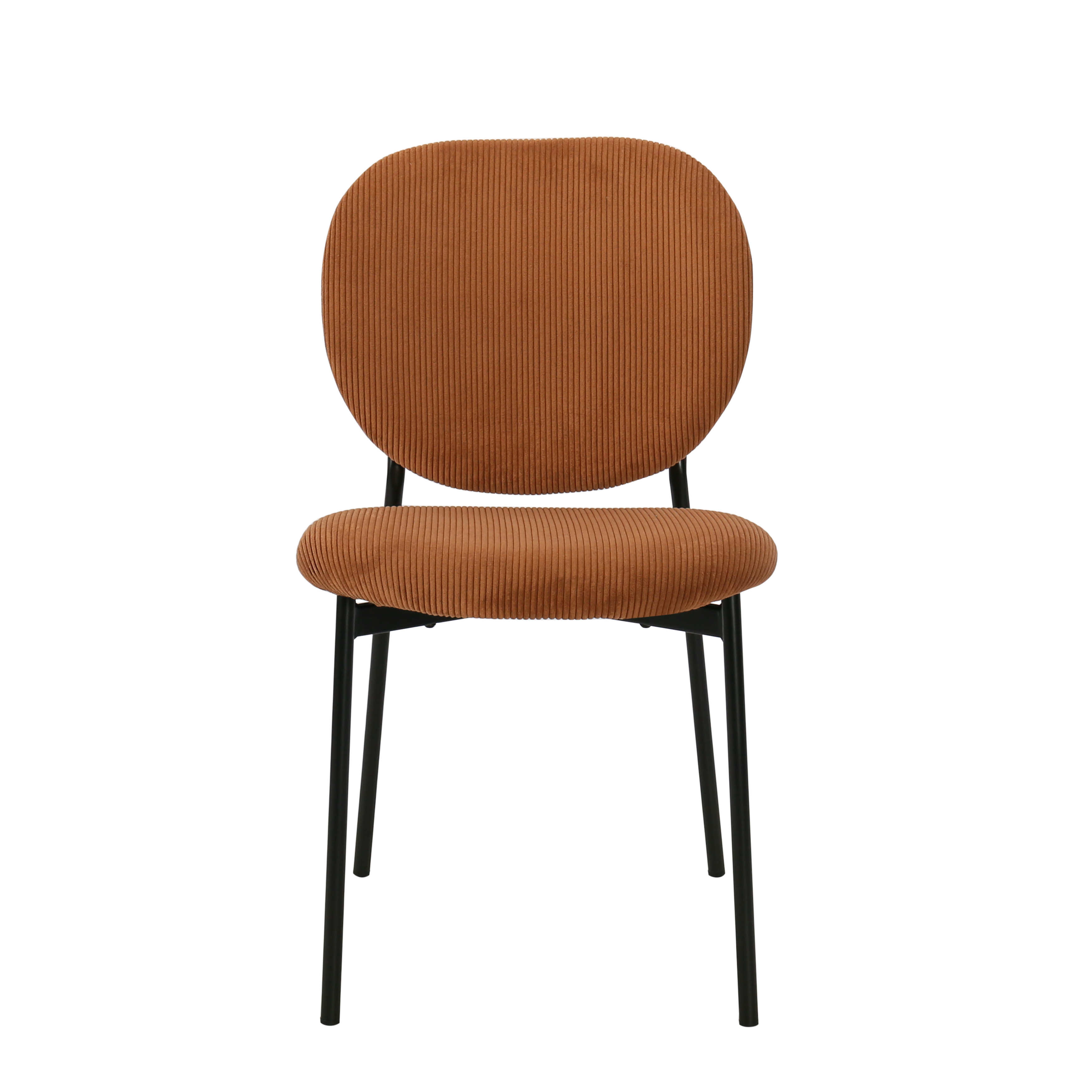 Showroommodel, zelf afhalen! Eetkamerstoel Astor Rib Cognac