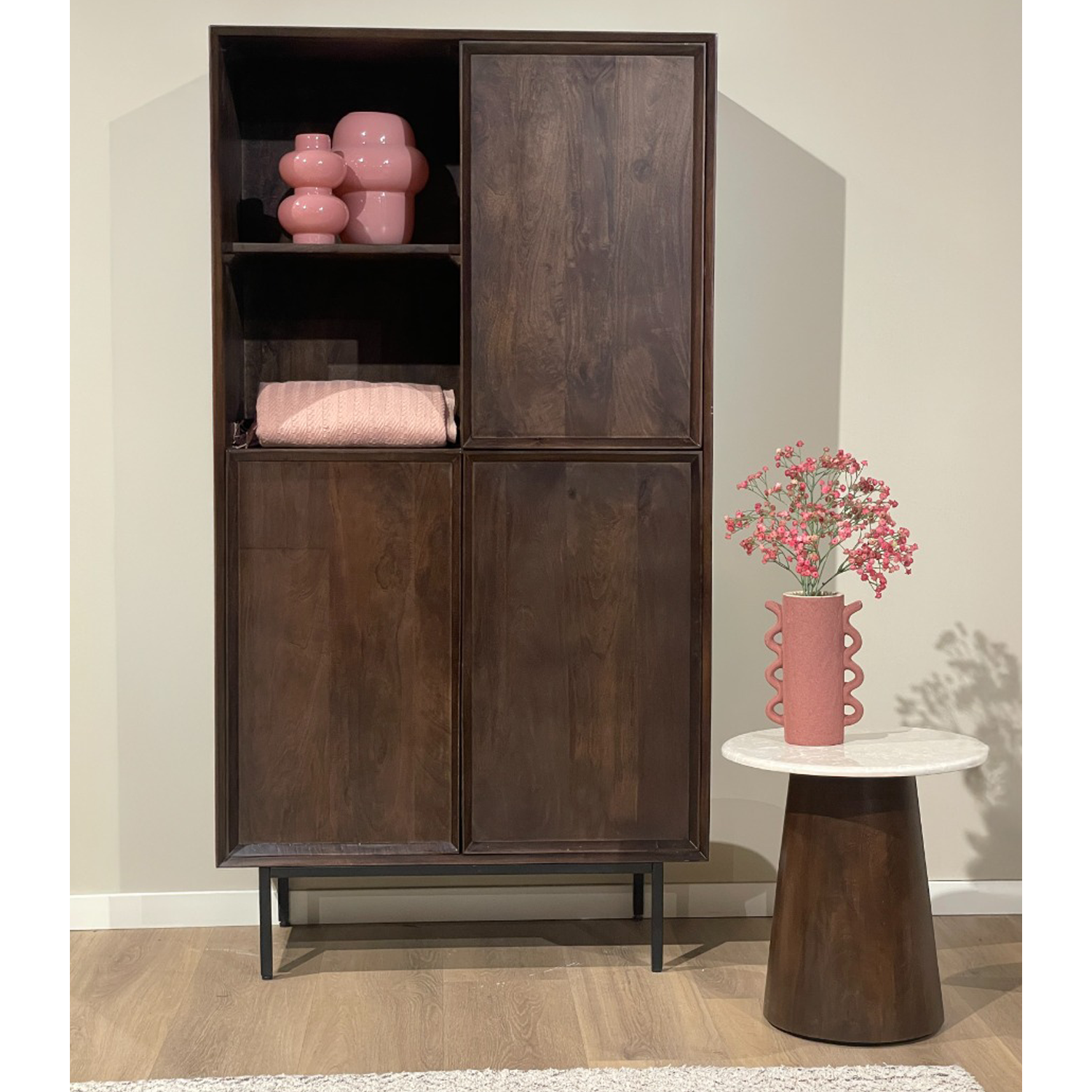 Wandkast Ravenstein Brown 90cm