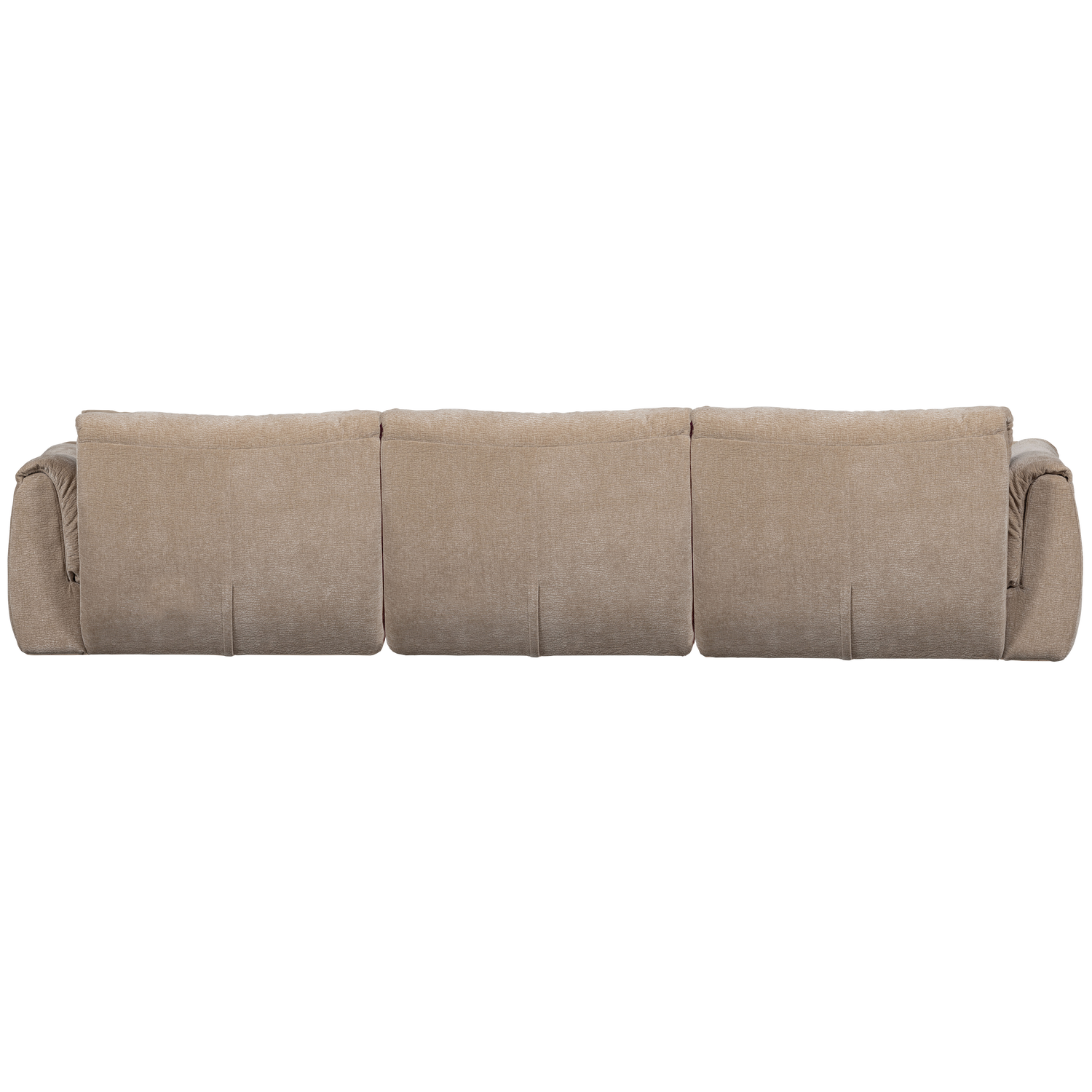 BAGGY 3-ZITS BANK 3D CHENILLE ZAND