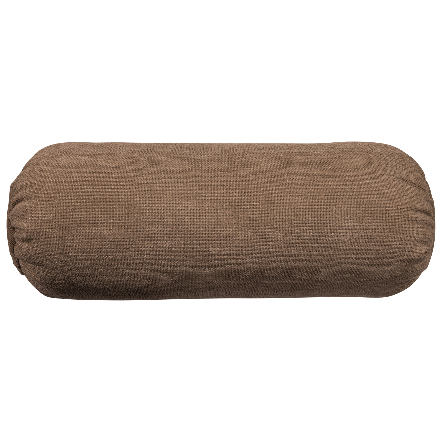 BAGGY ROLKUSSEN 50xO23CM GEWEVEN CHENILLE BRUIN