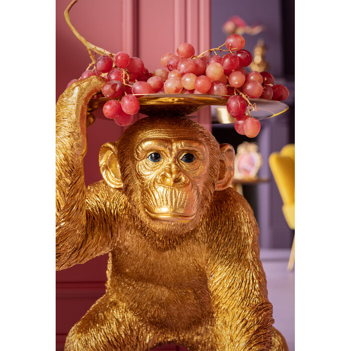 Butler Spelende Chimp goud Kare Design
