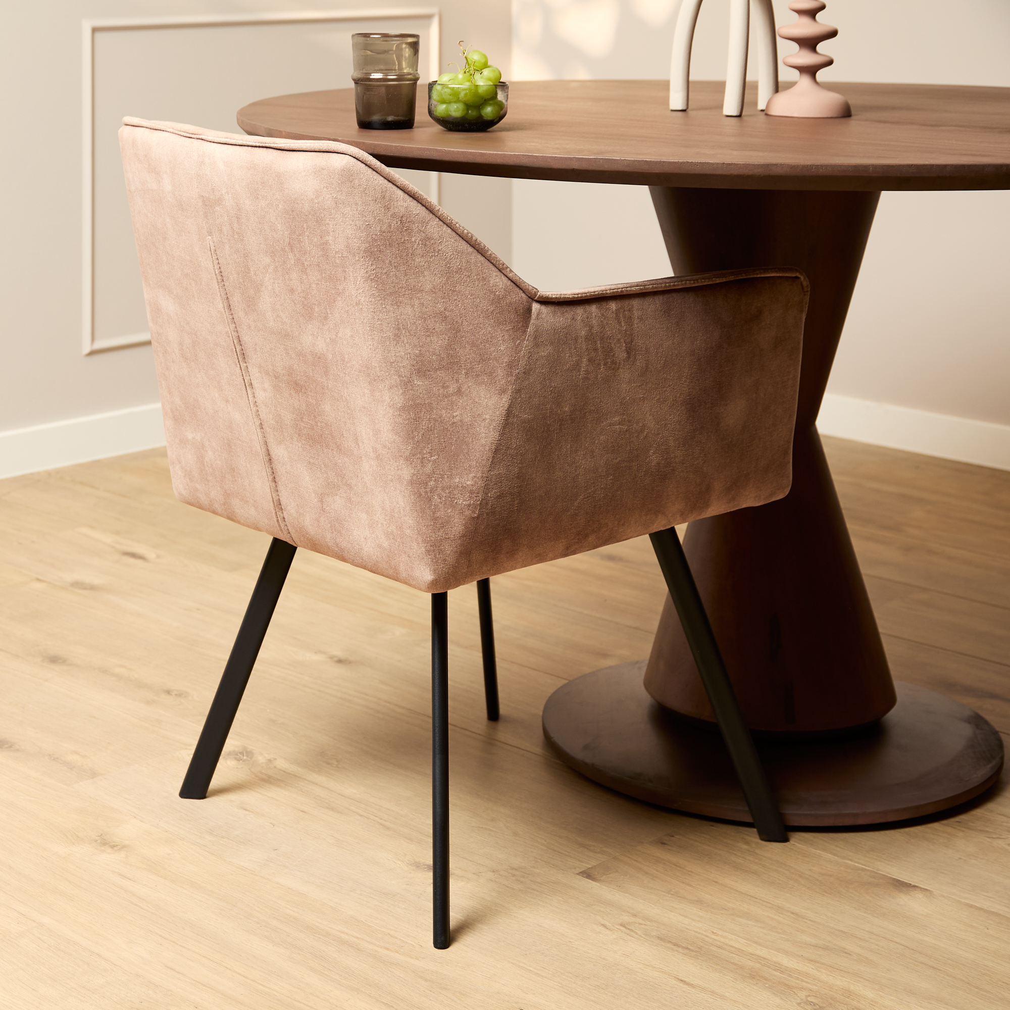 Eetkamerstoel Emma | Velvet Taupe