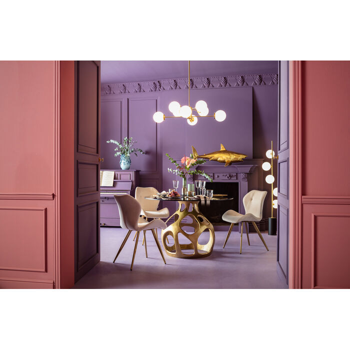 Eettafel Volcano Ø120cm goud