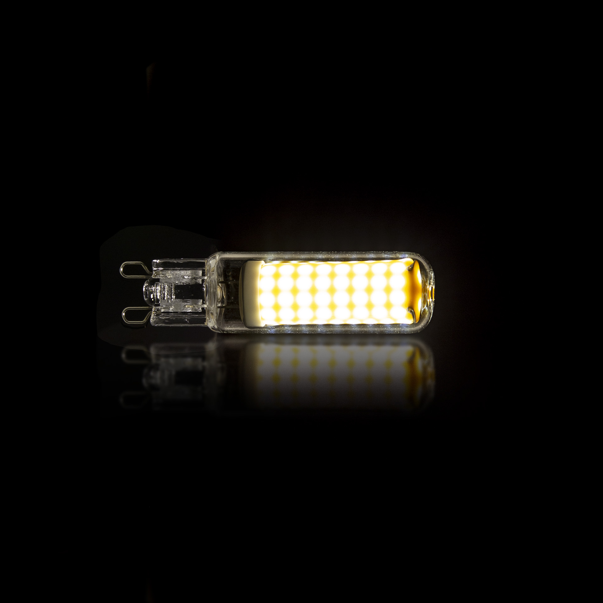 Lichtbron LED G9 dimbaar / Transparant glas