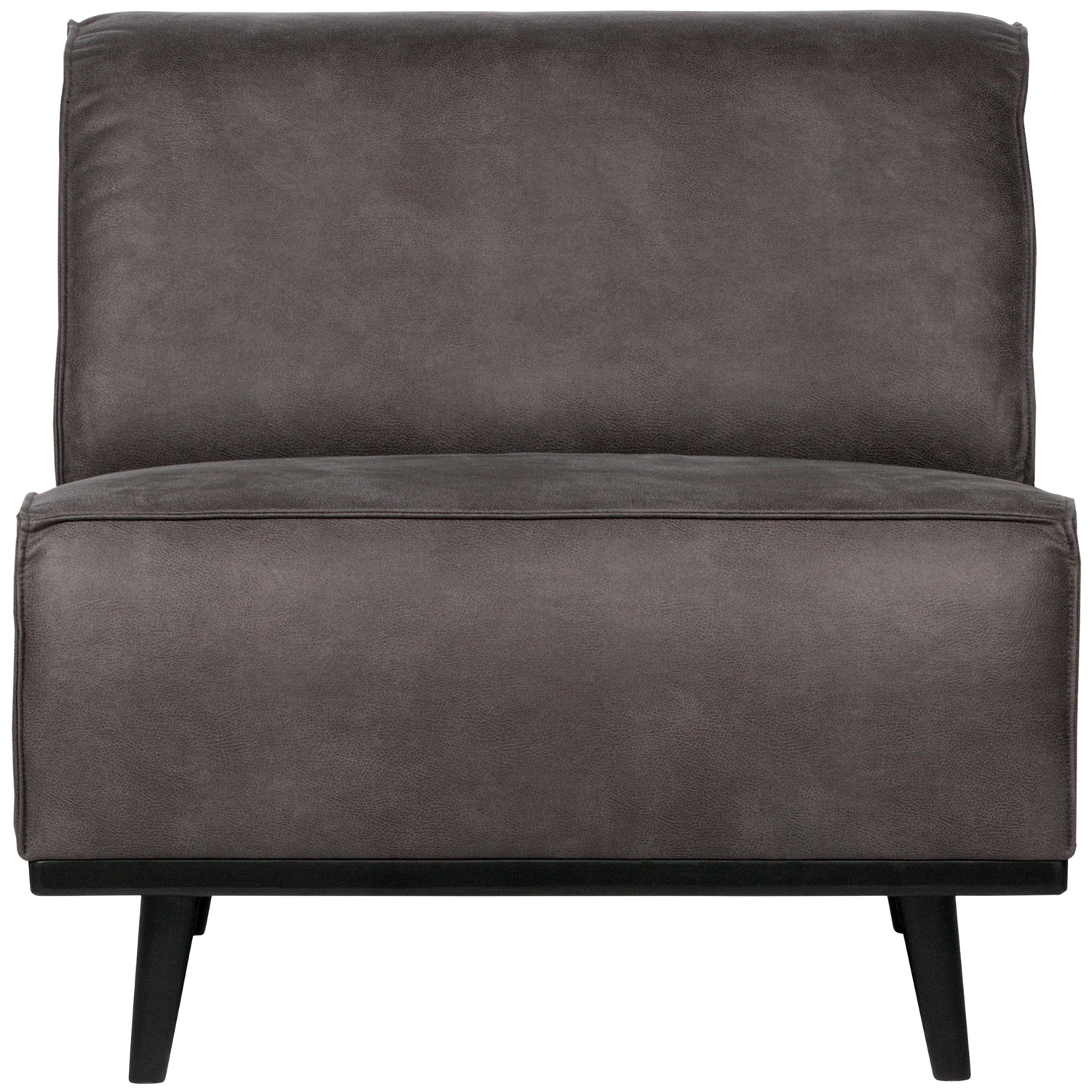 STATEMENT 1-ZITS ELEMENT LEDERLOOK DONKERGRIJS