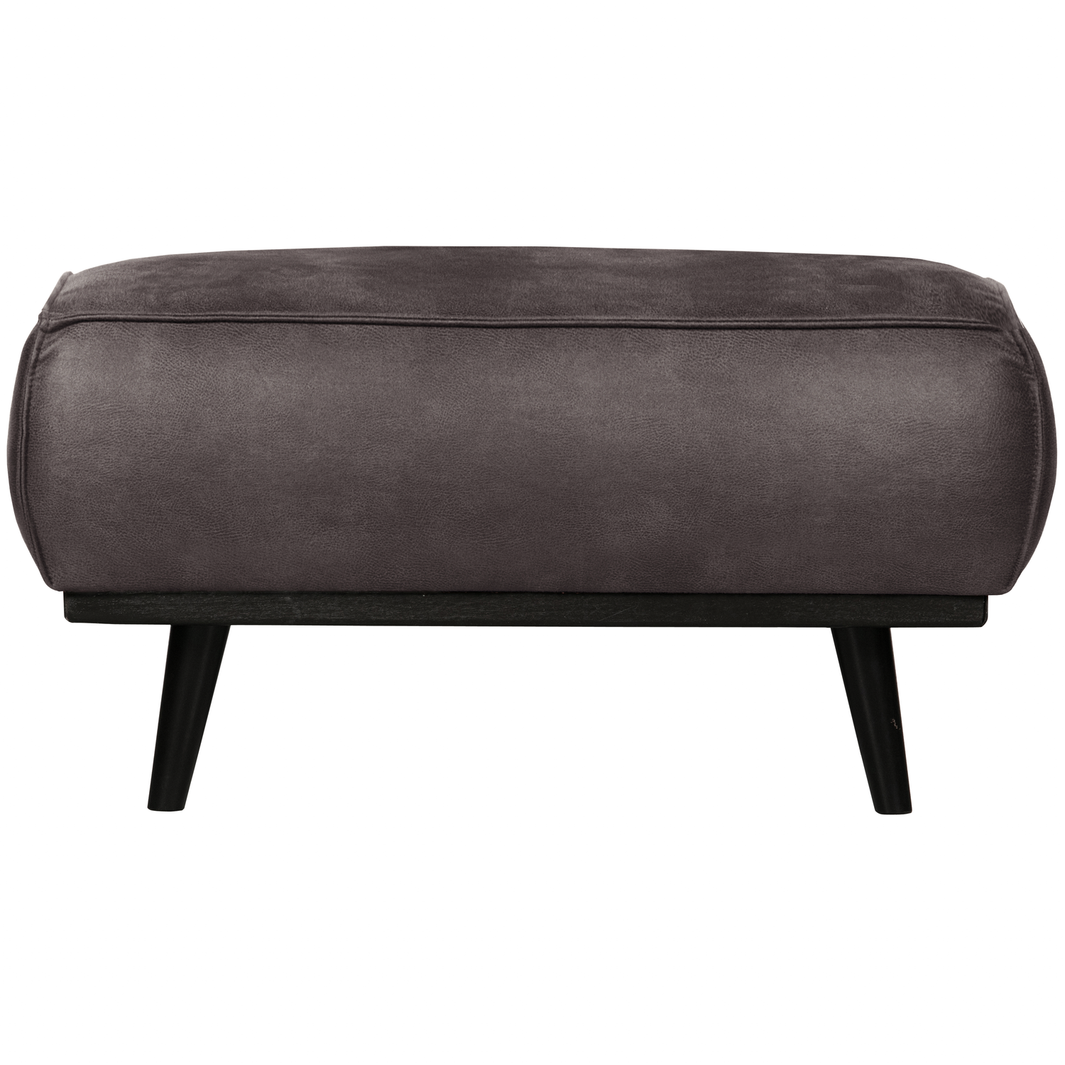 STATEMENT HOCKER LEDERLOOK DONKERGRIJS