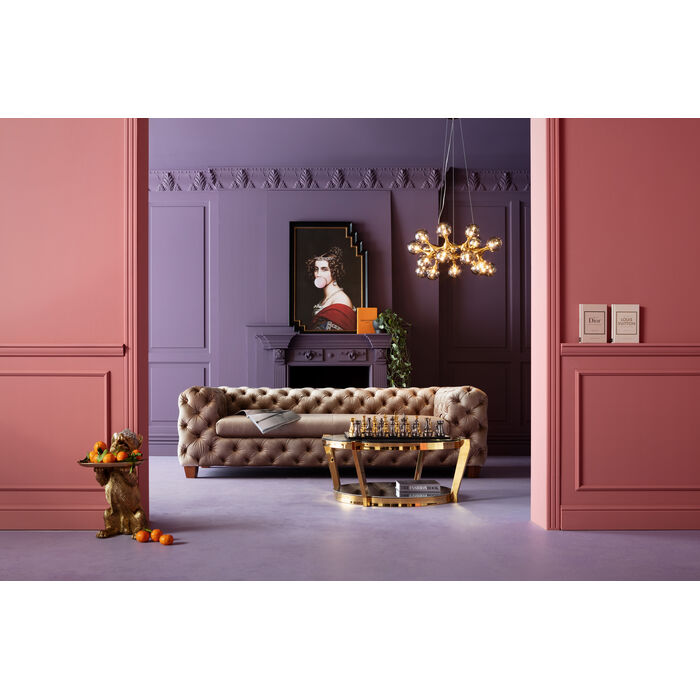 Salontafel Monocolo Gouden Ø90cm