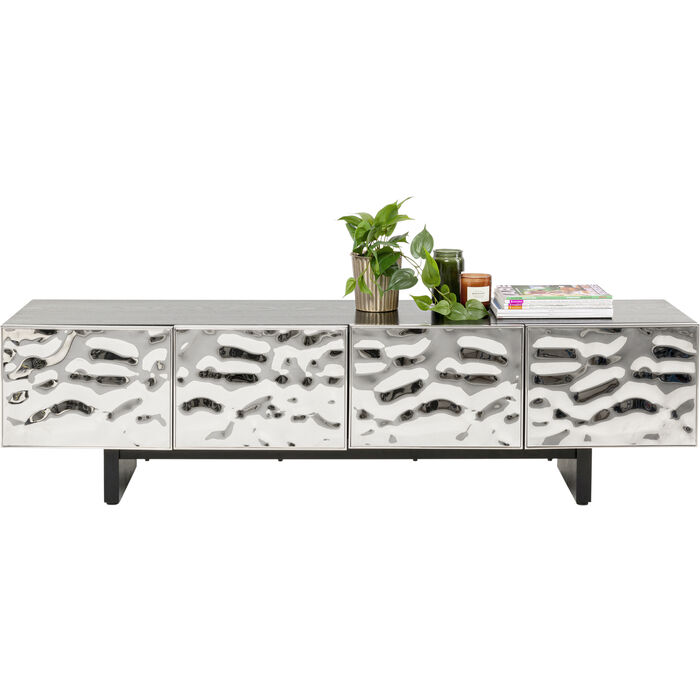 TV-meubel Caldera chroom Kare Design