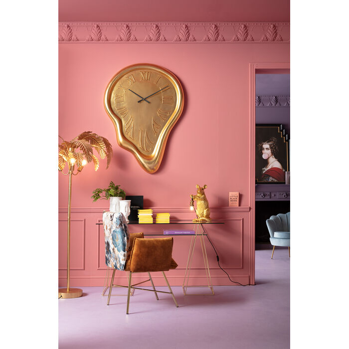 Wandklok Big Drop Goud 92x127cm Kare Design
