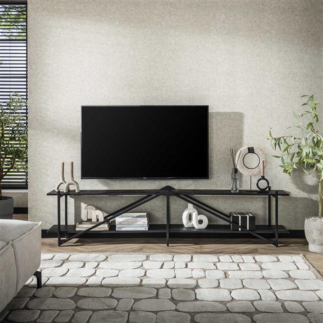 TV-meubel 220cm XL Piega / Grijs
