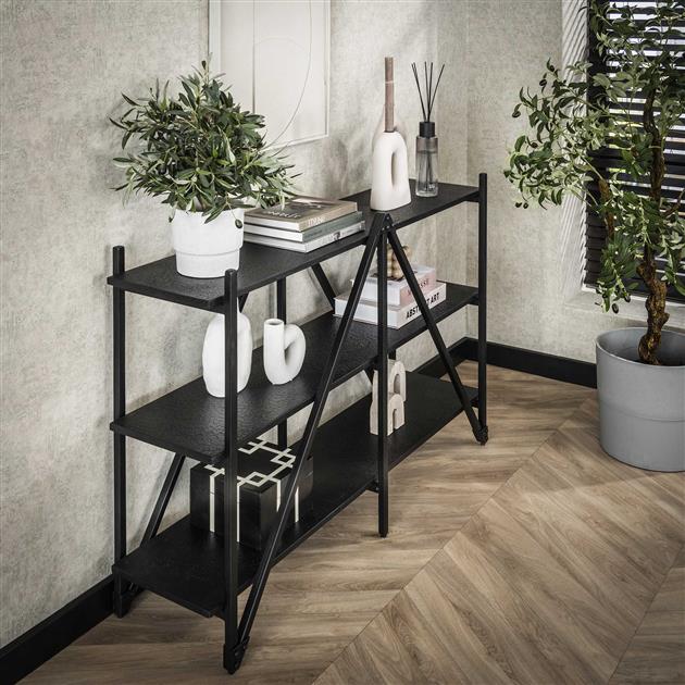 Wandrek 130cm 3 laags Piega / Grijs