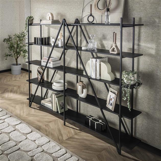 Wandrek 220cm XL 5 laags Piega / Grijs