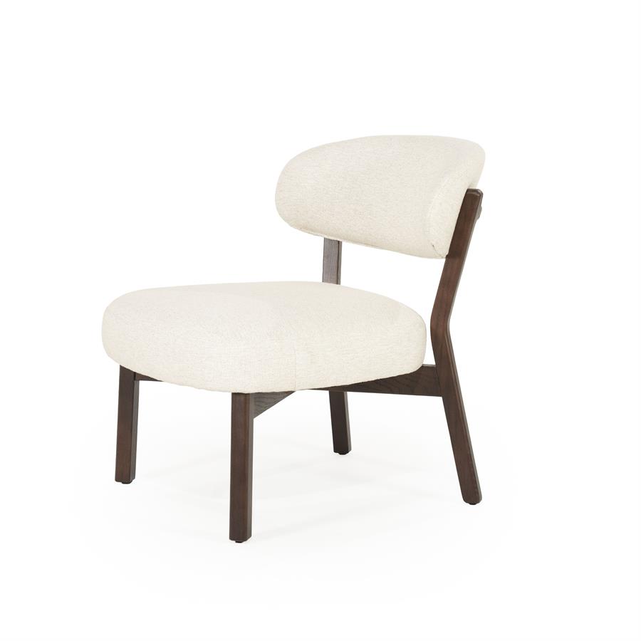 Fauteuil Mikky bruin - beige Moon