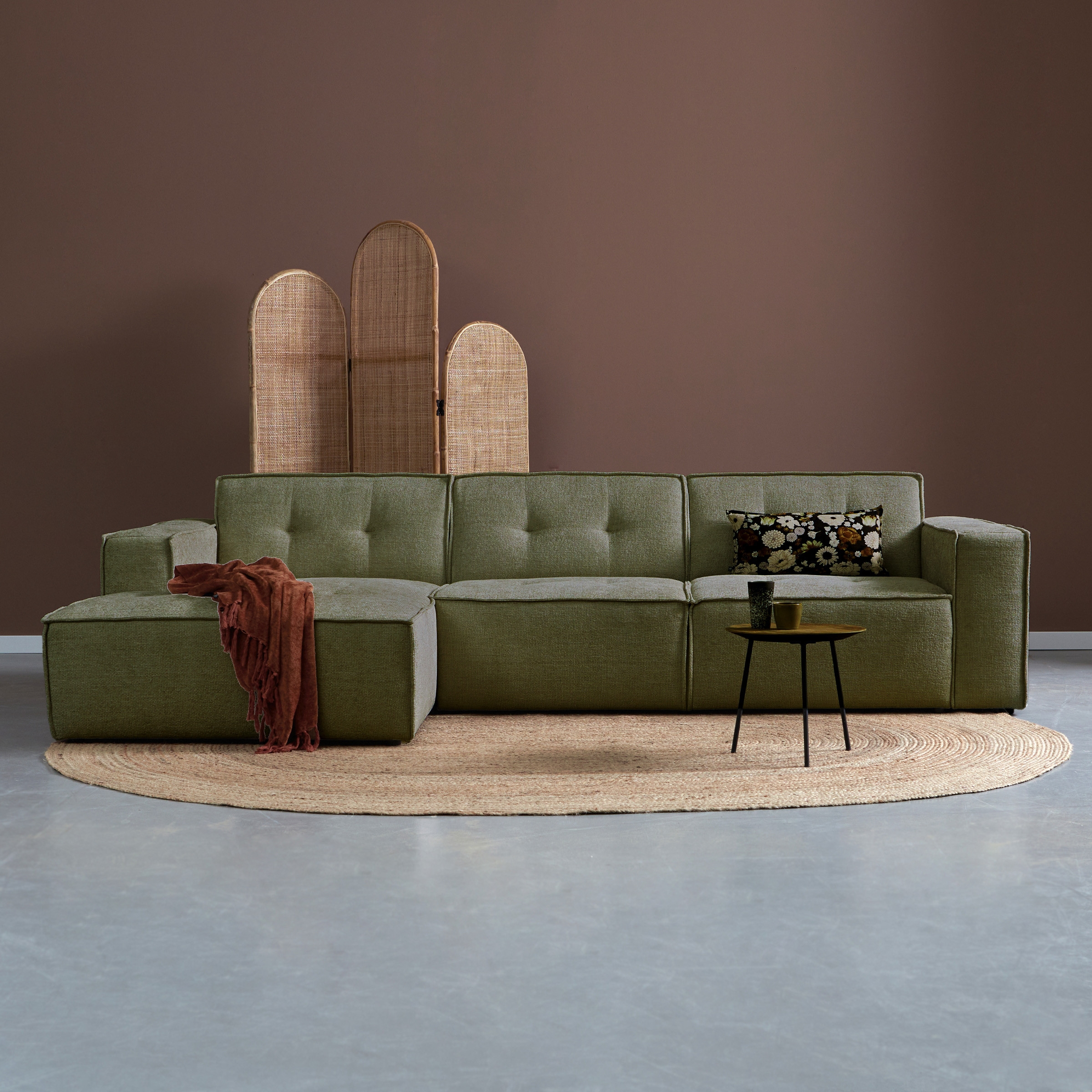 Loungebank Flow Links Groen