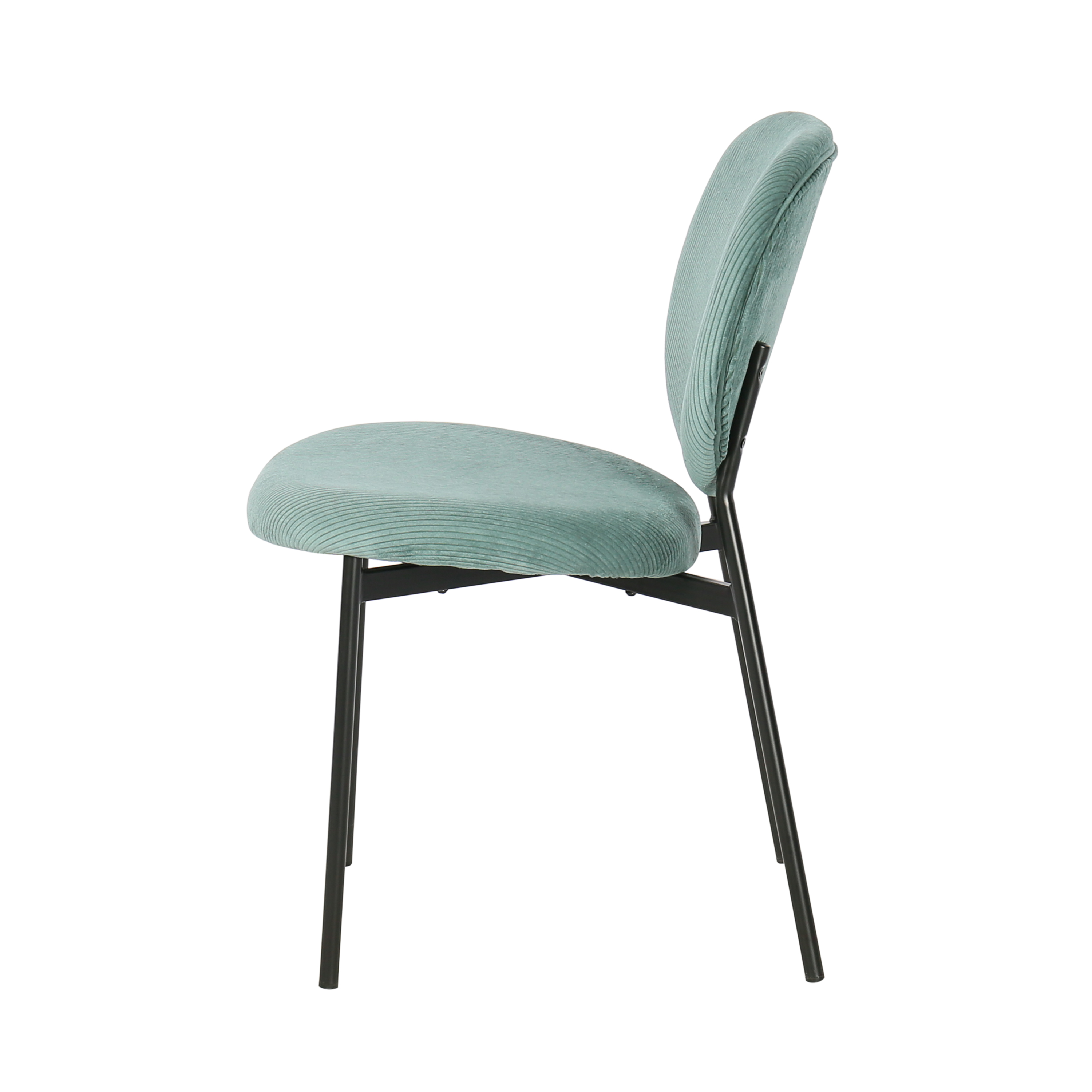 Showroommodel, zelf afhalen! Eetkamerstoel Astor Rib Blauw