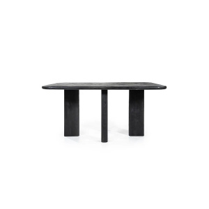 Showroommodel Eettafel Fynn 160x100x75 - zwart, zelf afhalen 