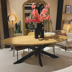 Showroommodel, zelf afhalen! Eettafel Odin Ovaal 240 Mango