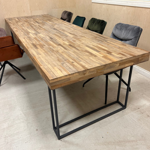 Showroommodel, zelf afhalen! Eettafel Teca 300cm