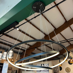 Showroommodel, zelf afhalen! Hanglamp Amira zwart (Black)