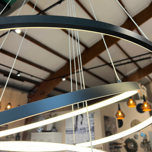 Showroommodel, zelf afhalen! Hanglamp Amira zwart (Black)