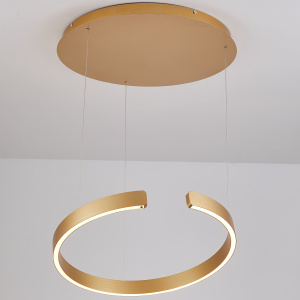 Showroommodel, zelf afhalen! Hanglamp Circle 80cm Goud