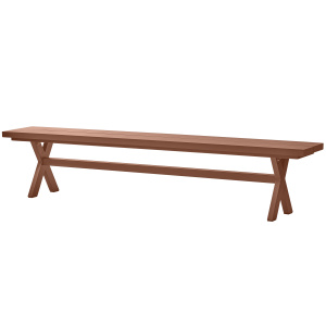 DELTA PICKNICK TUINBANK ALUMINIUM TERRA 220X35 CM