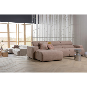FEIS KUSSENS VELVET ROZE/NATUREL - SET VAN 3