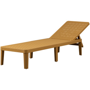 JINTE LIGBED TUIN KUNSTSTOF GEEL
