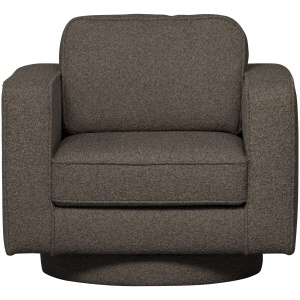 LAZY DRAAIFAUTEUIL BOUCLE ANTRACIET