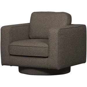 LAZY DRAAIFAUTEUIL BOUCLE ANTRACIET