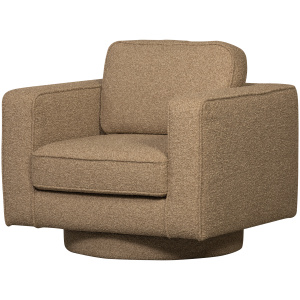 LAZY DRAAIFAUTEUIL BOUCLE BRUIN