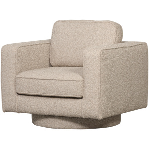 LAZY DRAAIFAUTEUIL BOUCLE NATUREL