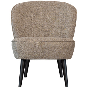 SARA FAUTEUIL GEWEVEN STOF NATUREL MELANGE