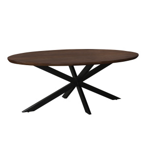 Eettafel Jesper Oval Brown 210 cm