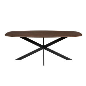 Eiken eettafel Ferris | Deens Ovaal 180 cm | Brown