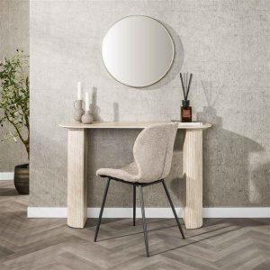 Hal/-kaptafel Romano Arch / Keramiek travertine