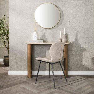 Hal-/kaptafel Romano Curvo / Keramiek travertine