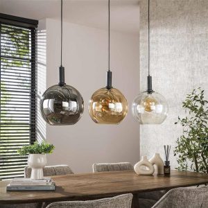 Hanglamp Sfera tricolore 3-lichts / Artic zwart