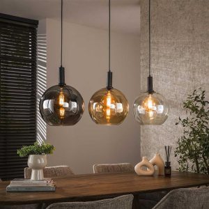 Hanglamp Sfera tricolore 3-lichts / Artic zwart