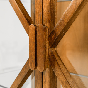 KELLA 2-DEURS KAST MANGO HOUT NATUREL