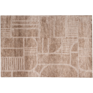 LOVI VLOERKLEED POLYESTER/KATOEN TAUPE 170x240CM