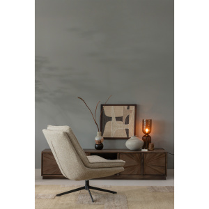MILARO DRAAIFAUTEUIL NATUREL MELANGE