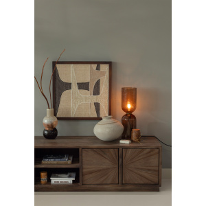 SUN TV MEUBEL MET OPEN VAK RECYCLED TEAK BRUIN