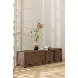 SUN TV MEUBEL RECYCLED TEAK BRUIN