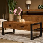 Salontafel Boaz met 2 lades 120 cm